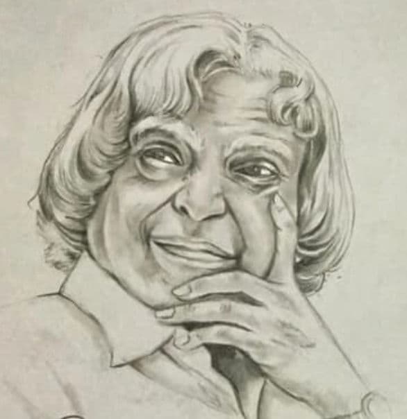 Dr. APJ Abdul Kalam Sketch